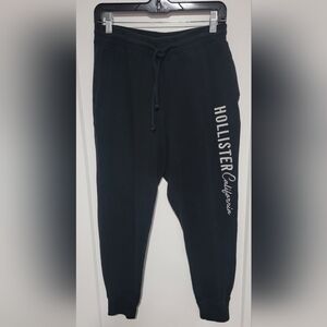 (Ladies size M) High Waist Black Jogger Hollister Pants